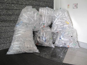 7 bags of completed bottles from BCBS